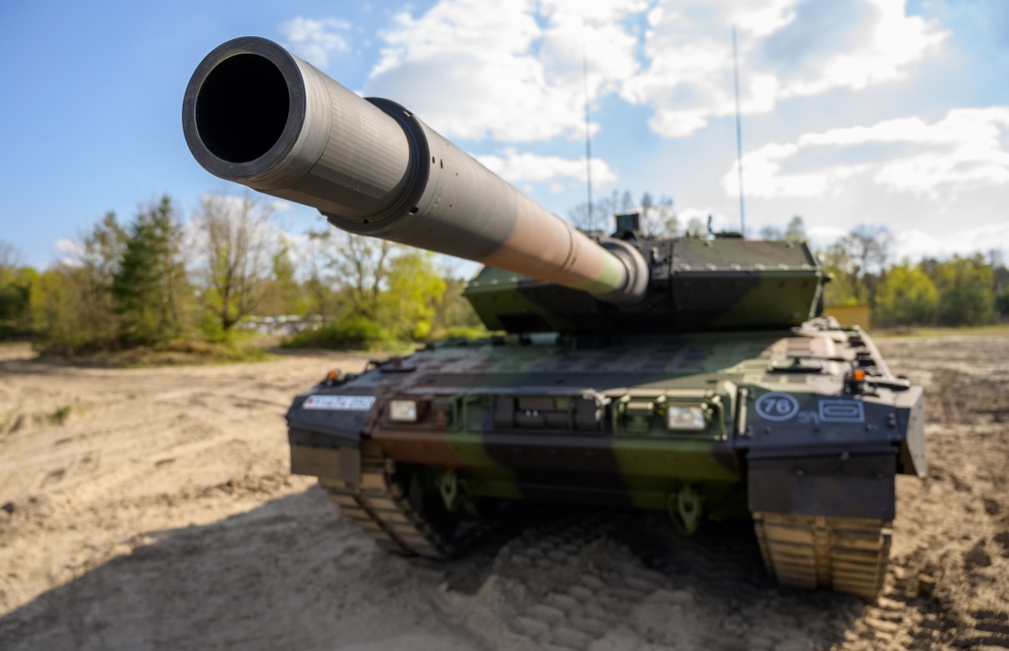 &nbsp;Leopard 2 A7V на полігоні.