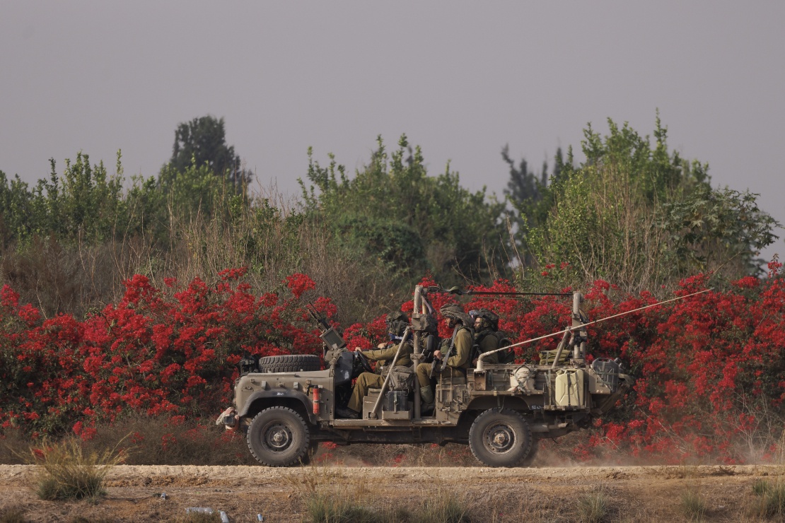 Ізраїльські війська біля кордону з Газою, Сдерот, 28 жовтня 2023 року.