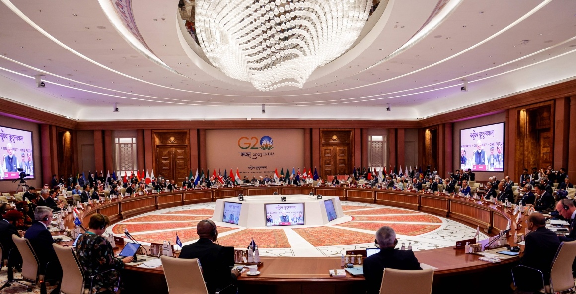 Лідери країн G20 на саміті у Нью-Делі, 9 вересня 2023 року. 