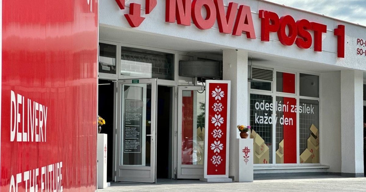 The Nova Poshta office opened its first branch in the Czech Republic