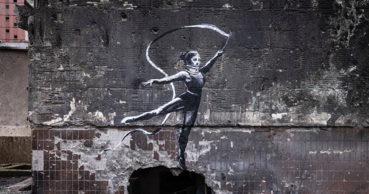 Banksy in Irpen — the house will be demolished, but the graffiti will ...