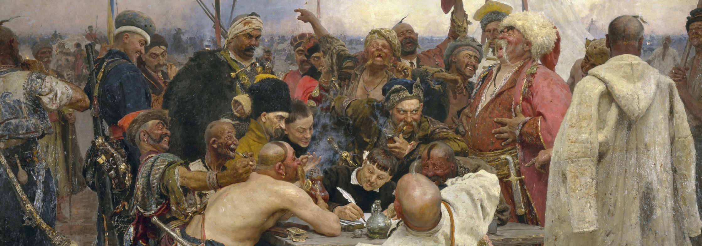 Казаки пишут турецкому. «Запорожцы» (1878—1891) Репина. Репин турецкому султану. Репин Илья Ефимович запорожцы оригинал. Репин запорожцы - Гиляровский Атаман Сирко.