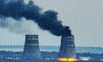 A fire broke out in the Zaporizhzhia NPP cooling tower. The radiation level is normal