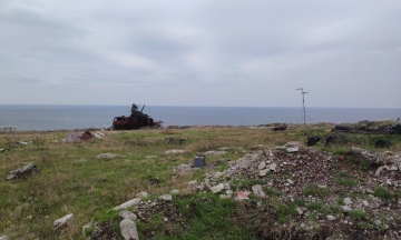 Destroyed buildings and Russian equipment. The journalists showed how the Snake Island looks now