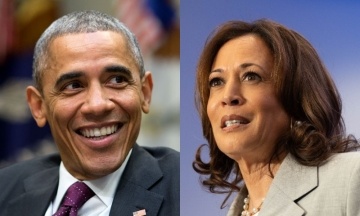 Barack Obama supported Harris as a candidate for the post of president of the United States