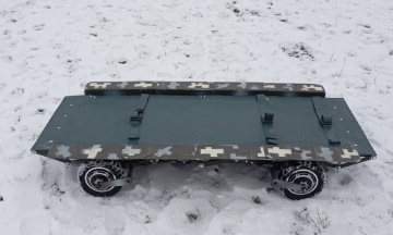 Ukraine has developed a remote transporter for evacuating the wounded from the battlefield