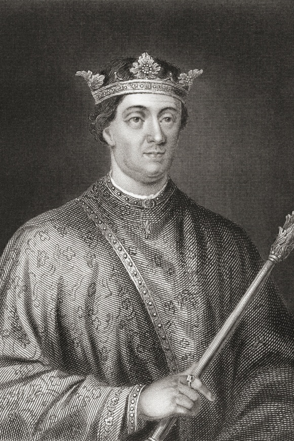 Король Генріх II, ілюстрація 1859 року.