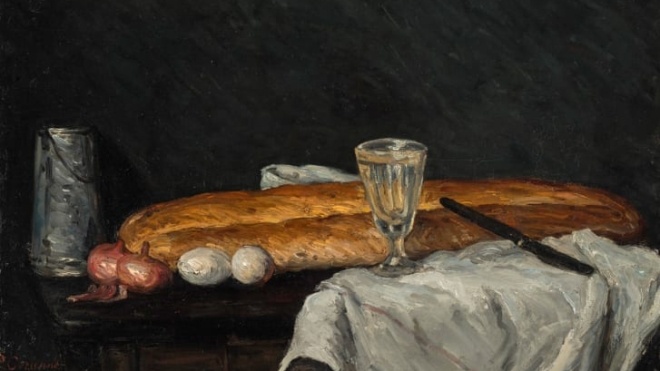На картині Поля Сезанна «Натюрморт із хлібом і яйцями» знайшли прихований портрет