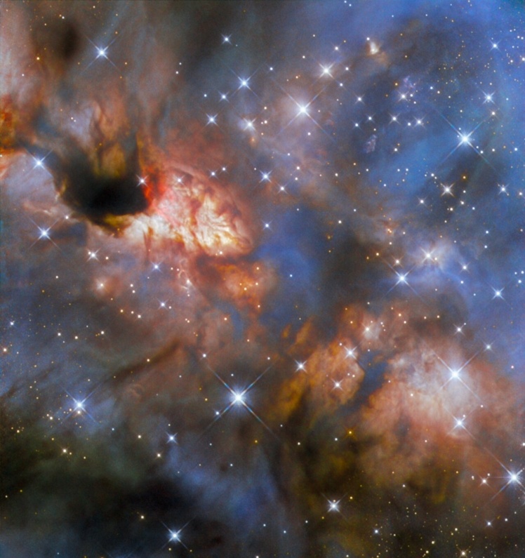 Зображення зореутворення IRAS 16562-3959 у сузірʼї Скорпіона.