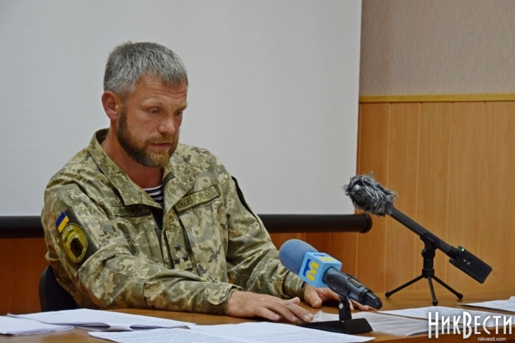 Eduard Shevchenko during a press conference, 2017.