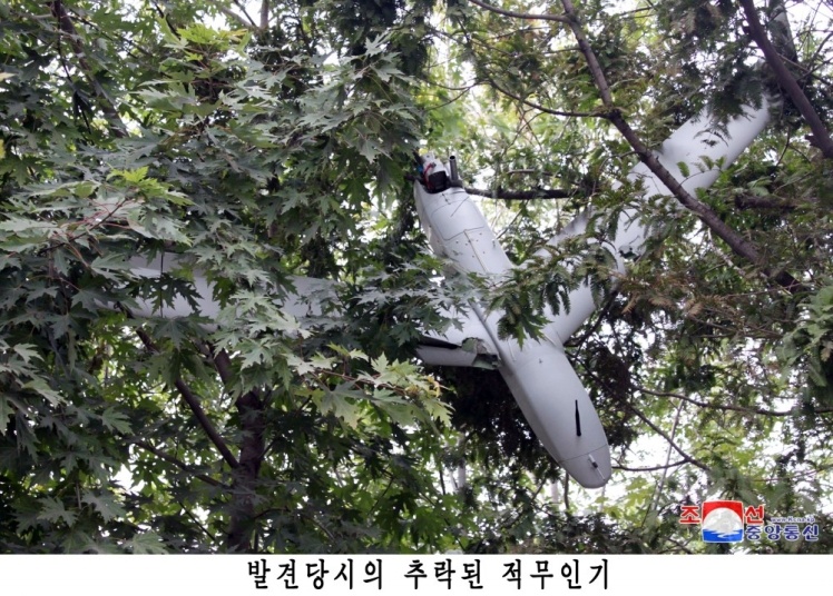 According to the DPRK, this is a South Korean reconnaissance drone found in Pyongyang.