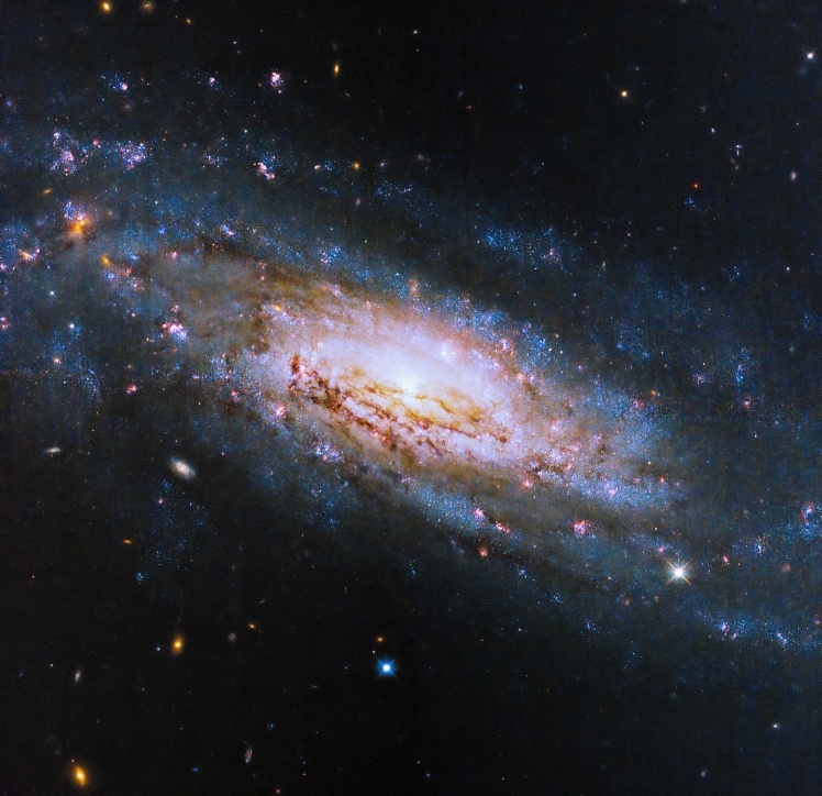 Прожерливу чорну діру й яскраві спіральні рукави показав на новому зображенні телескоп «Хаббл»