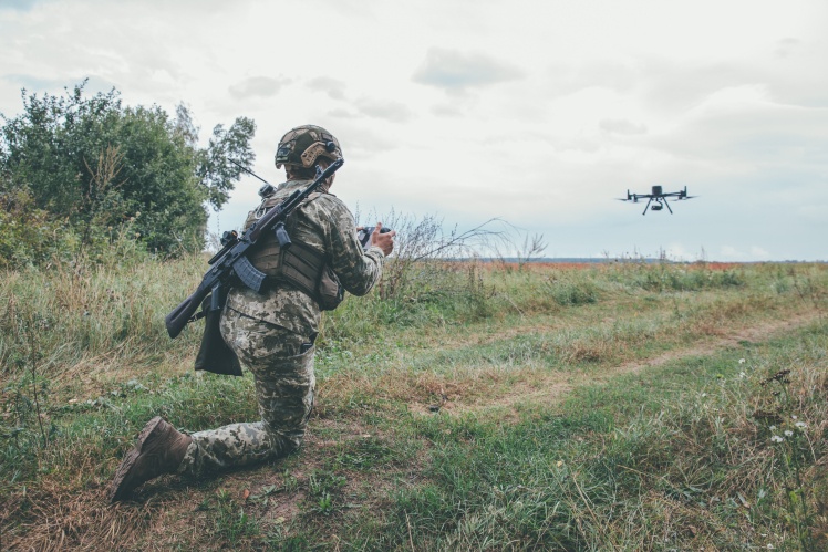 A drone flies over the border in Chernihiv region several times a day — "Asker" looks for enemy military equipment.