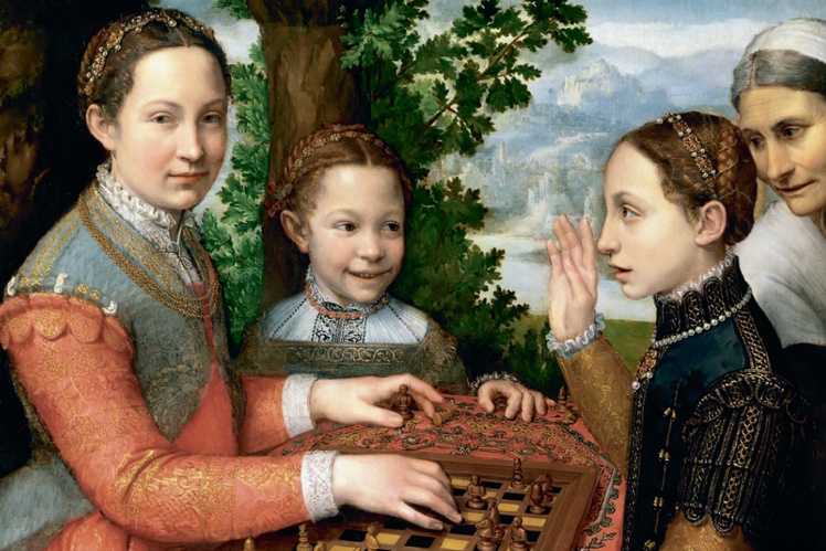 «Гра в шахи», Софонізба Анґвісола, 1555 рік.