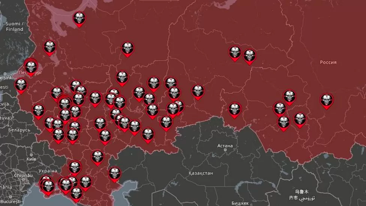 Кадрові офіси «вагнерівців», які досі працюють і наполягають, що все як завжди. BBC позначило окупований Крим і частини чотирьох окупованих областей України як території росії.