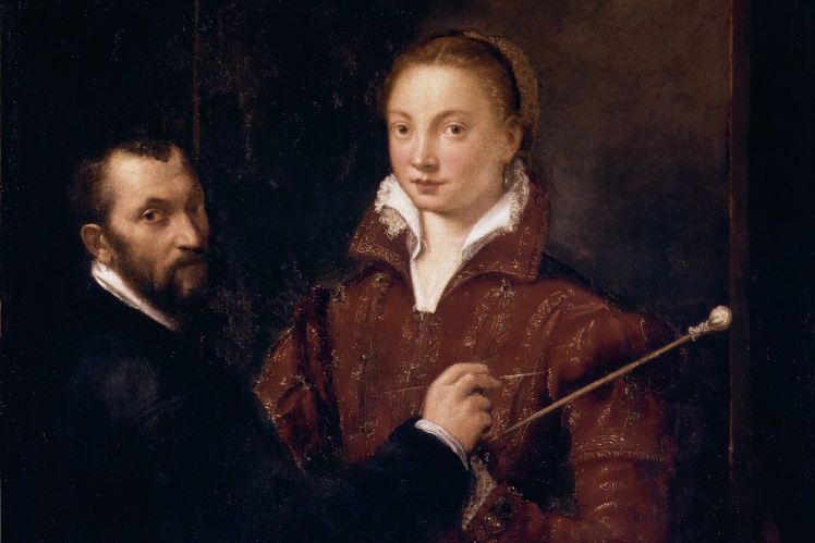 «Бернардіно Кампі пише Софонізбу Анґвісолу», Софонізба Анґвісола, 1559 рік.