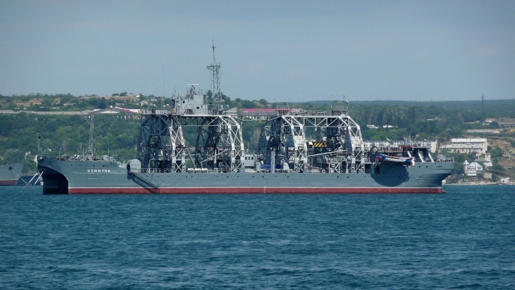 Russian warship "Commune".