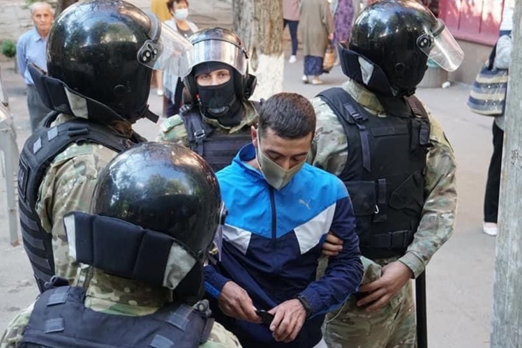 Mass illegal detention of Crimean Tatars in occupied Crimea.
