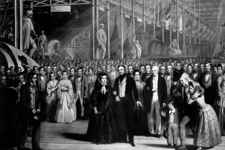Королева Вікторія та принц Альберт відкривають Всесвітню виставку в Лондоні, 1851 рік.