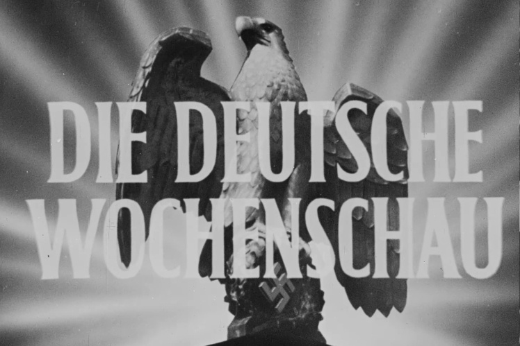Останній кадр випусків Die Deutsche Wochenschau.