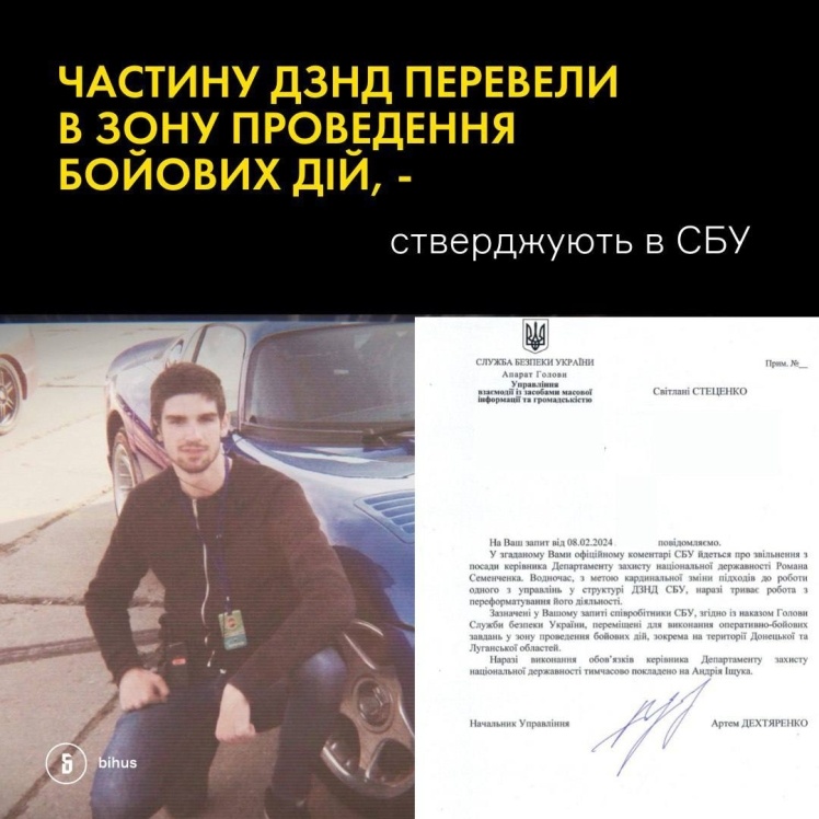 On the collage of Ihor Kravchenko and a response from the SBU.