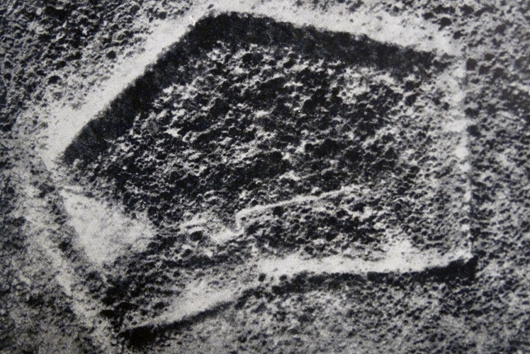 Airphoto of the Fort Duomont after the Battle of Verdun.