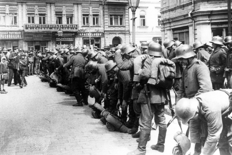 Німецькі вйська в Києві, 1918 рік.