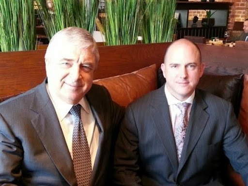 Pavel Borodin together with John Dougan, 2013.