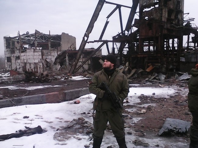 Влад Сорд у зоні бойових дій в 2015 році.