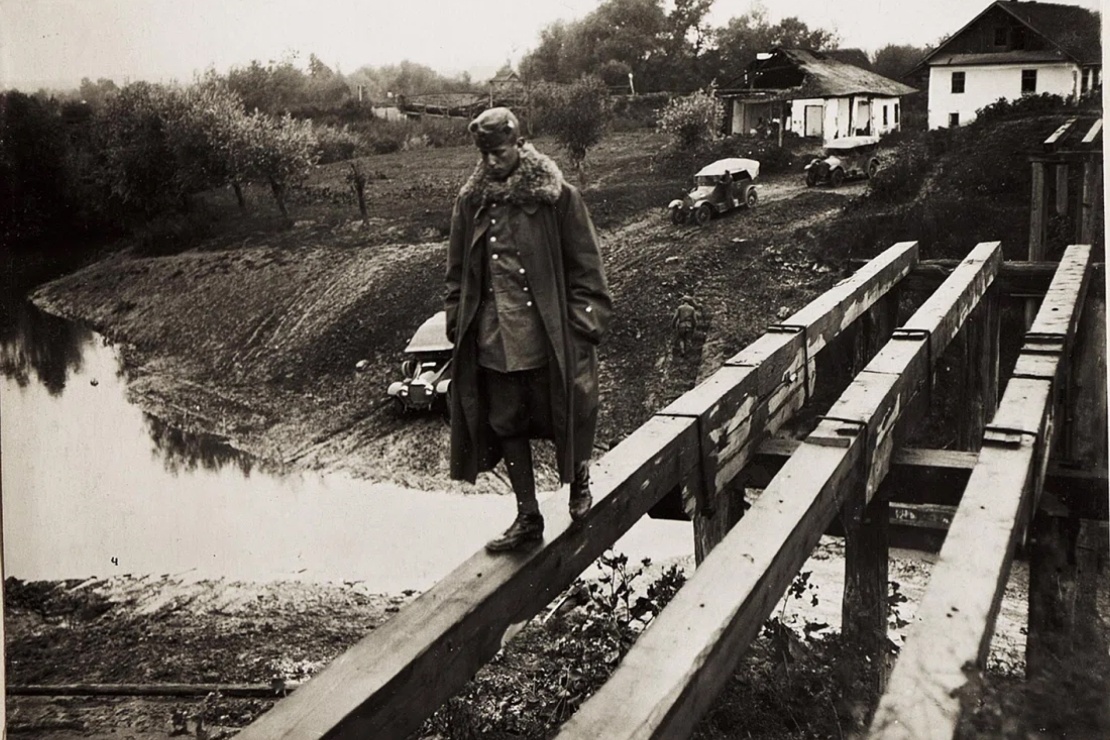 Вільгельм Габсбурґ на фронті, Снятин, липень 1917 року.