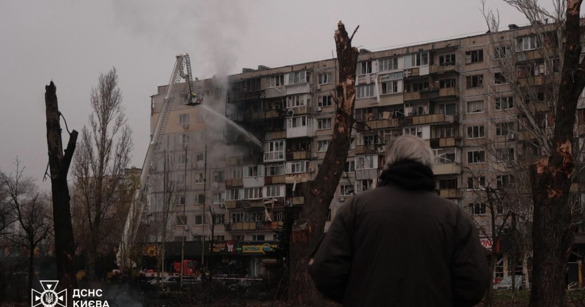 A man injured in the attack on Kyiv on November 29 died in hospital