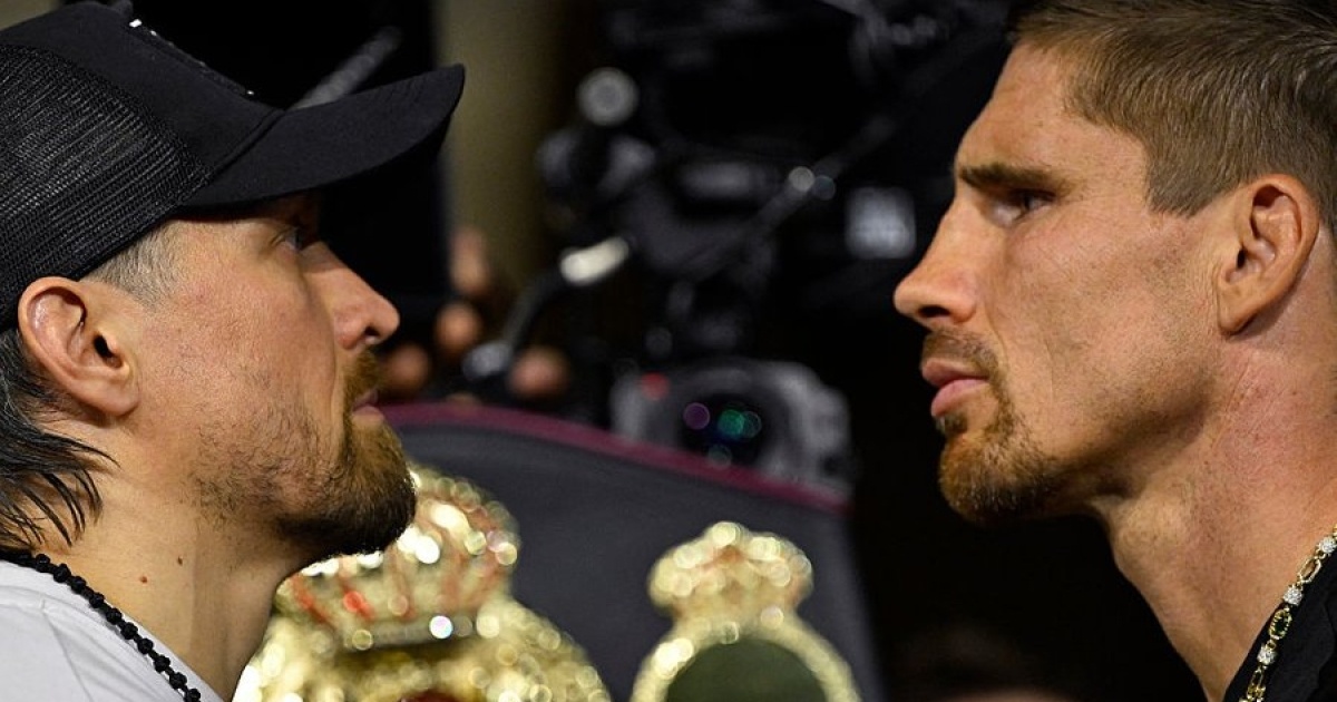 Oleksandr Usyk defeated Dutch boxer Rico Verhoeven by knockout