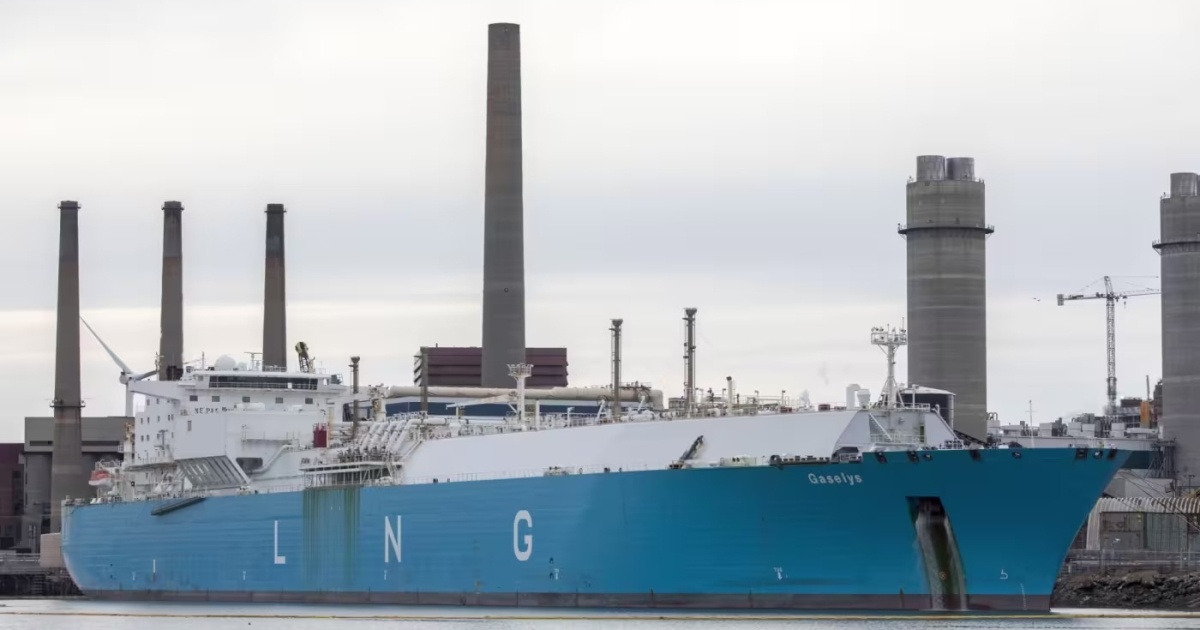 Ukraine imported liquefied gas from the US for the first time through a terminal in Germany