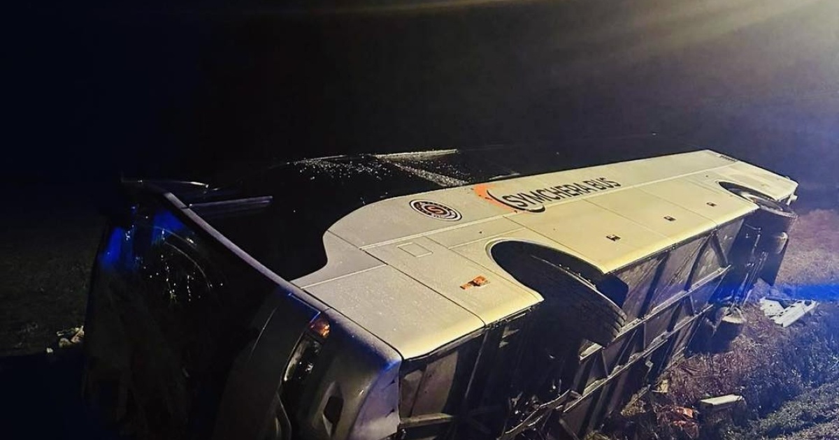A bus carrying Ukrainians overturned in Slovakia. There are injuries