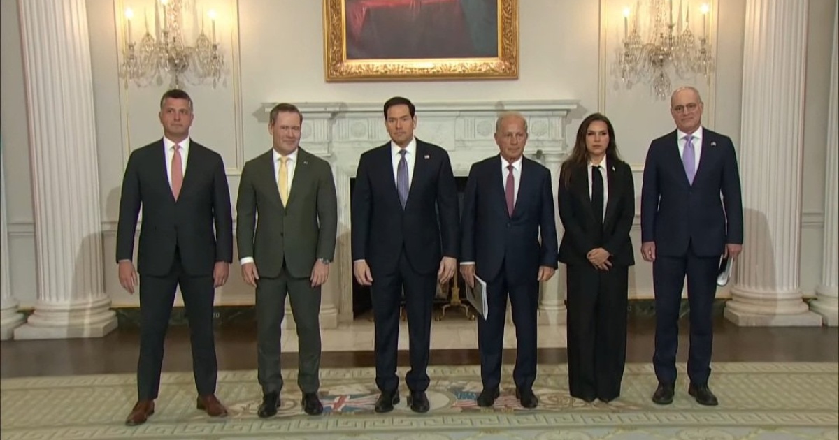 Representatives of Israel and Lebanon hold talks in Washington, the first in over 30 years