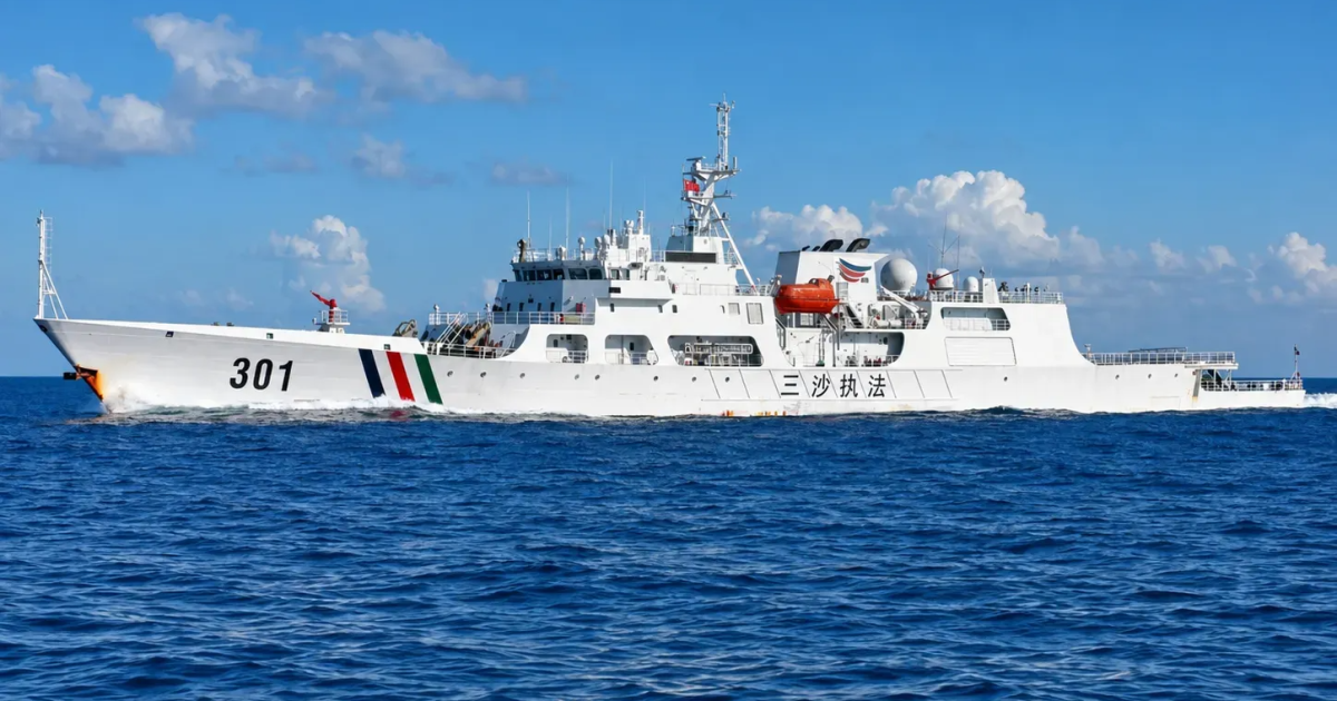 Chinese law enforcement vessels enter Taiwanʼs closed waters near Taiping for the first time