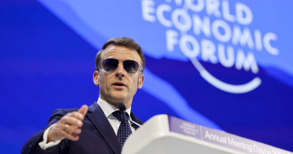 “The US seeks to weaken Europe.” French President Macron warned in Davos against “transition to a world without rules”