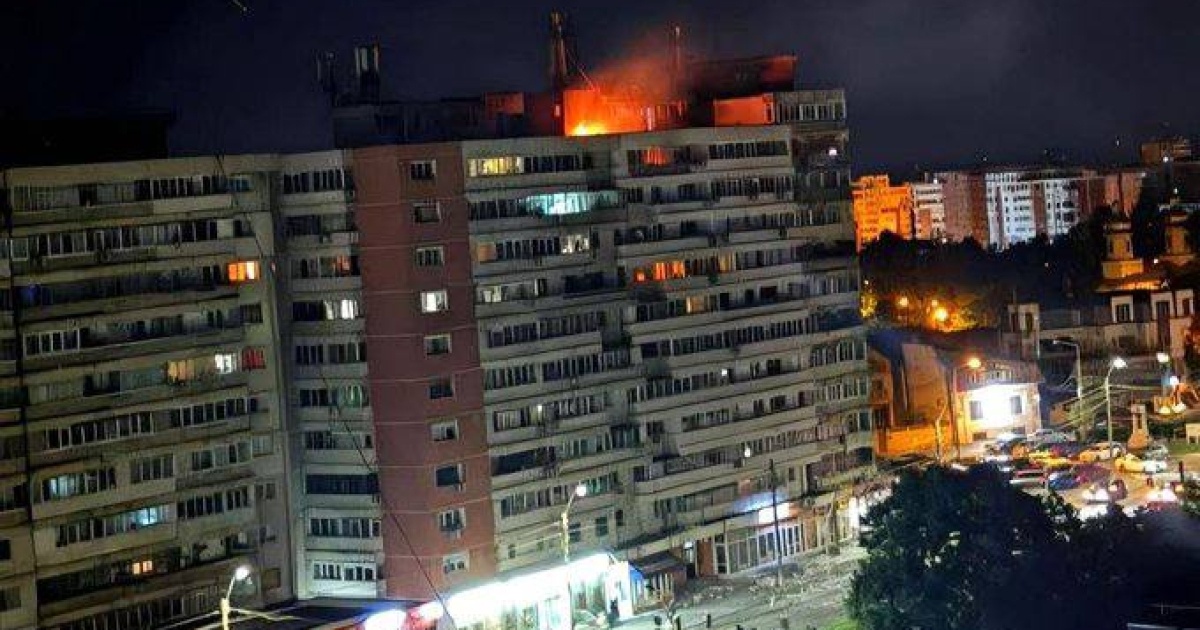 During the Russian attack on Ukraine, a drone hit a high-rise building in Romania. There are injuries