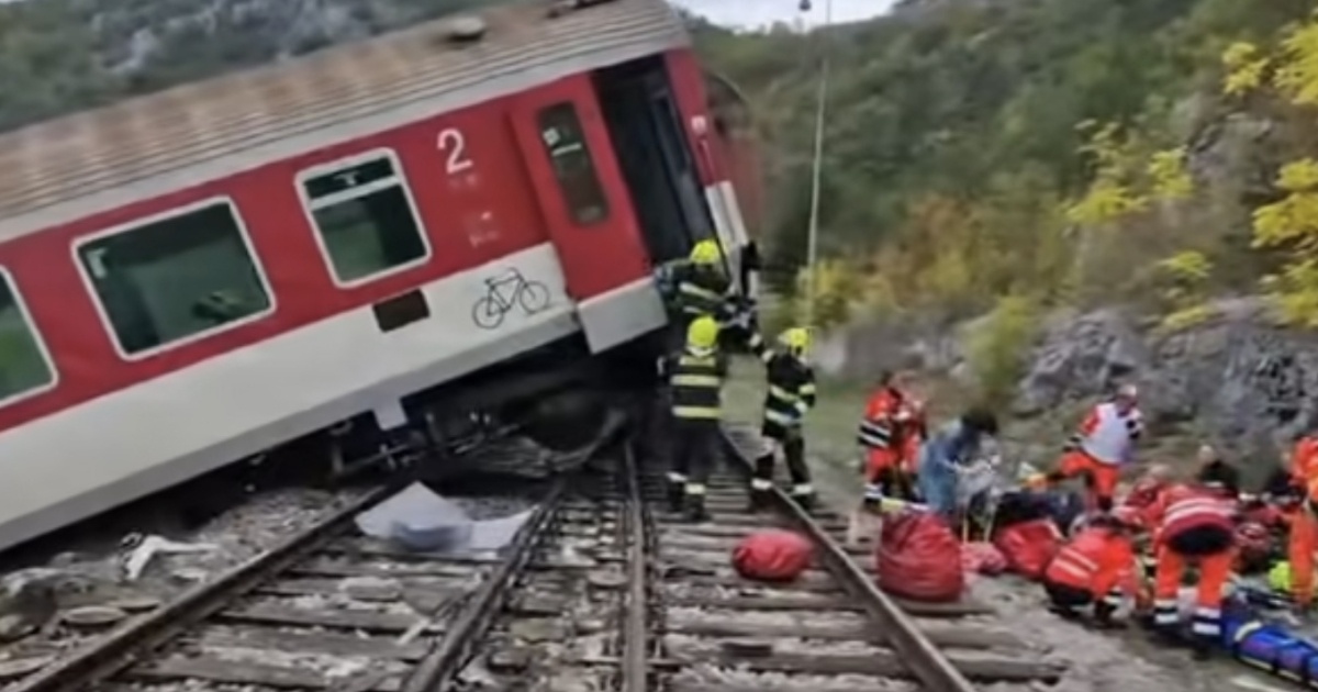 Two high-speed trains collide in Slovakia — about 100 people injured