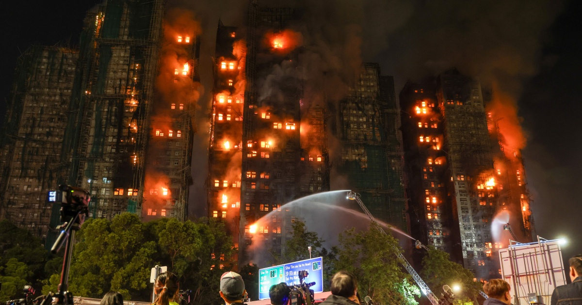 146 people killed in Hong Kong fire, the deadliest fire in the city in nearly 80 years