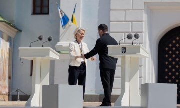 Мільярд євро на дрони і кандидат на нового прем’єра. Головне з пресконференції Зеленського та Урсули фон дер Ляєн