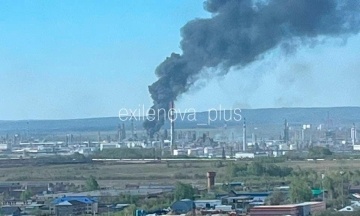 SBU attacks Perm refinery for the third time. There is a fire there