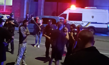 Clashes with TRC near the stadium in Vinnytsia — 3 protest participants were charged with suspicion 