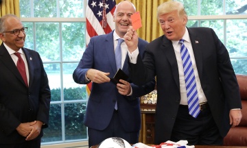 Reuters: Donald Trump called FIFA president to overturn red card of American footballer — he was allowed into the match