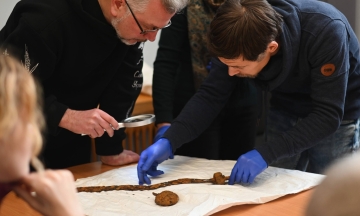 A unique sword from the times of Kyivan Rus, which was accidentally found near Radomyshl, was transferred to the the History of Ukraine Museum