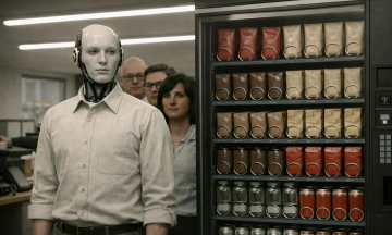 Автономному агенту Клавдію доручили торгувати снеками в редакції WSJ. Журналісти переконали його, що він живе при комунізмі — і випросили ігрову приставку (це вже друга серія пригод агента Клавдія)