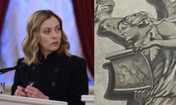 In Italy, after the restoration of a church fresco, one of the angels looked like Prime Minister Giorgia Meloni. She reacted