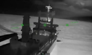 Ukrainian military hits Russian ship in Black Sea