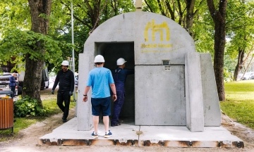 The first modular shelter was installed in Estonia