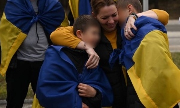 Seven Ukrainian children returned from temporarily occupied territories